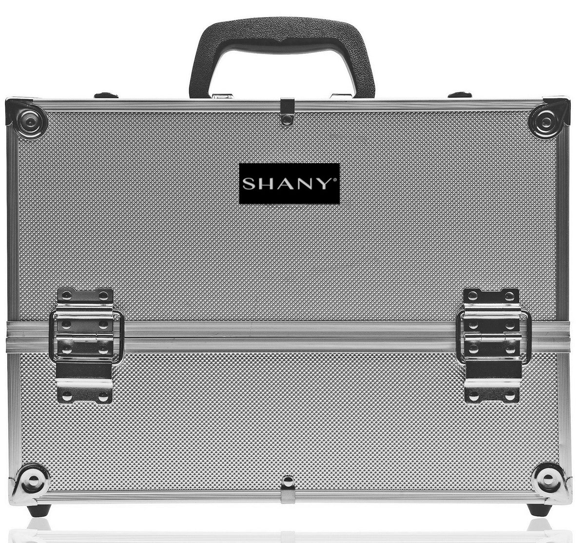 SHANY Essential Pro Makeup Train Case in Silver
