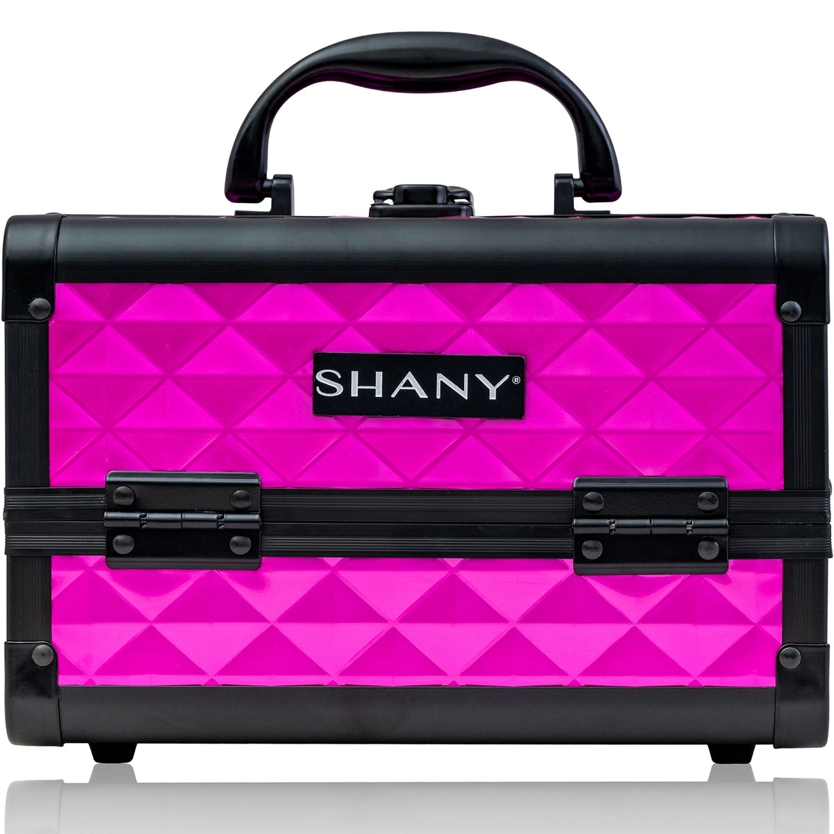 SHANY Chic Makeup Train Case with Mirror in Hot Pink