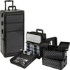 Professional 3 in 1 Rolling Makeup Case with Drawers