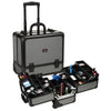 Professional Rolling Cosmetic Case w/ 8 Trays