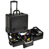 Professional Rolling Cosmetic Case w/ 8 Trays