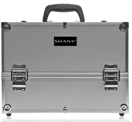 SHANY Essential Pro Makeup Train Case in Silver