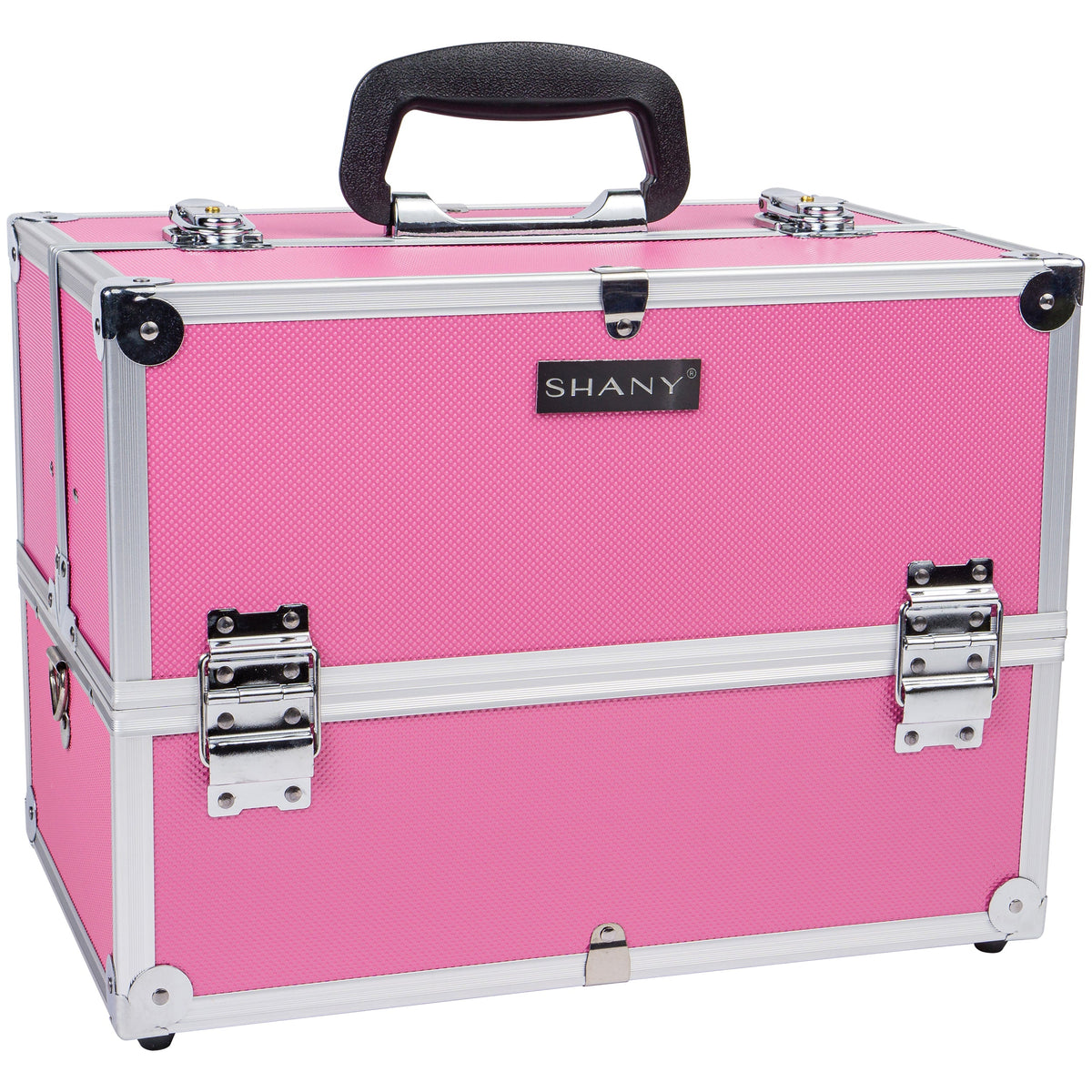 SHANY Essential Pro Makeup Train Case in Soft Pink
