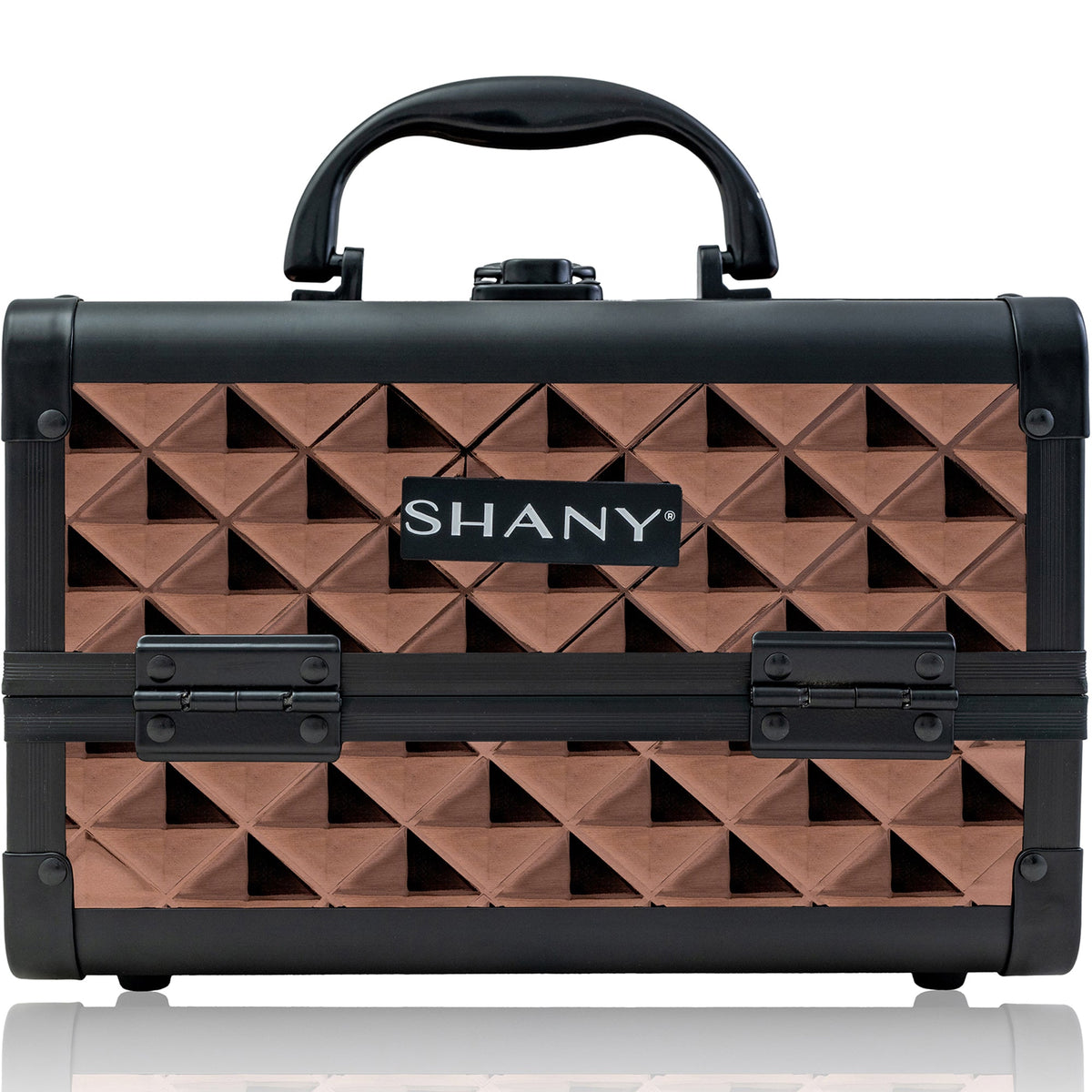 SHANY Chic Makeup Train Case with Mirror in Copper