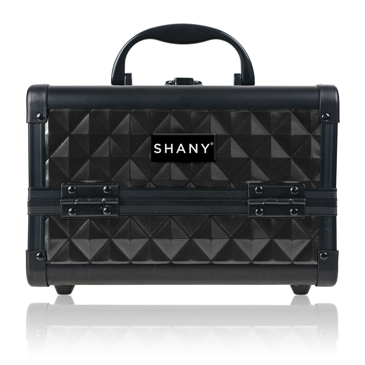 SHANY Chic Makeup Train Case with Mirror in Onyx Black