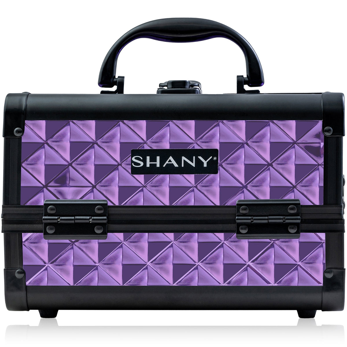SHANY Chic Makeup Train Case with Mirror in Lavender