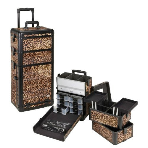 Professional 3 in 1 Rolling Makeup Case with Drawers – Yazmo