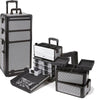Professional 3 in 1 Rolling Makeup Case with Drawers