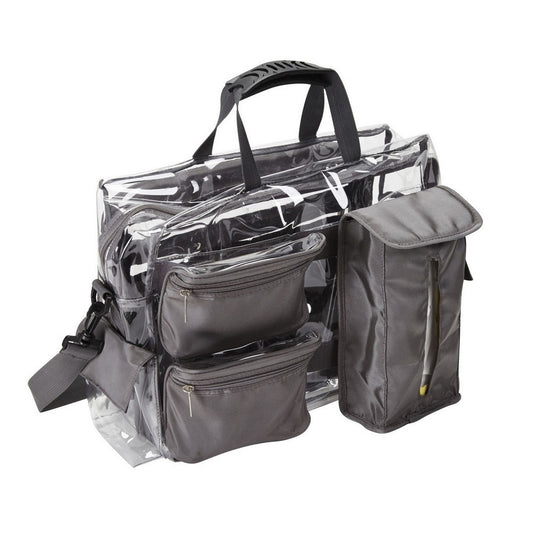 Clear Set Bag with Removable Pouches