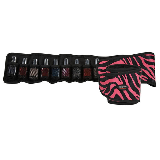 Pink Zebra Nail Polish Bottle Roll