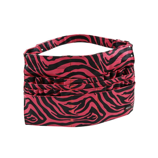 Pink Zebra Makeup Tool Belt & Brush Apron