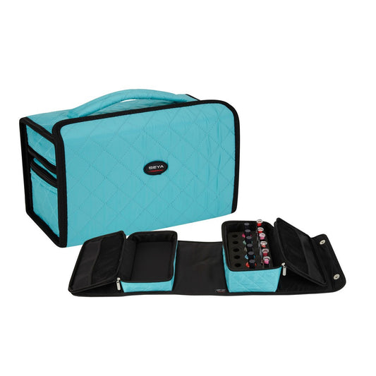 Blue Nail Artist Foldout Workstation
