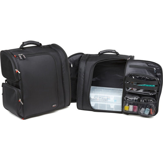 Deluxe Makeup Backpack with Tissue Dispenser