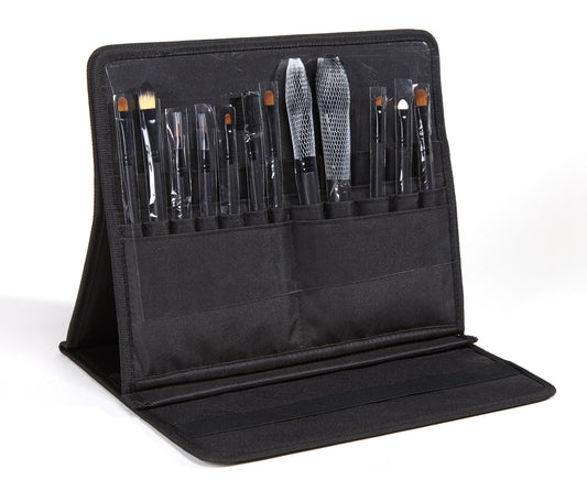 Standing Fold-Out Makeup Brush Set